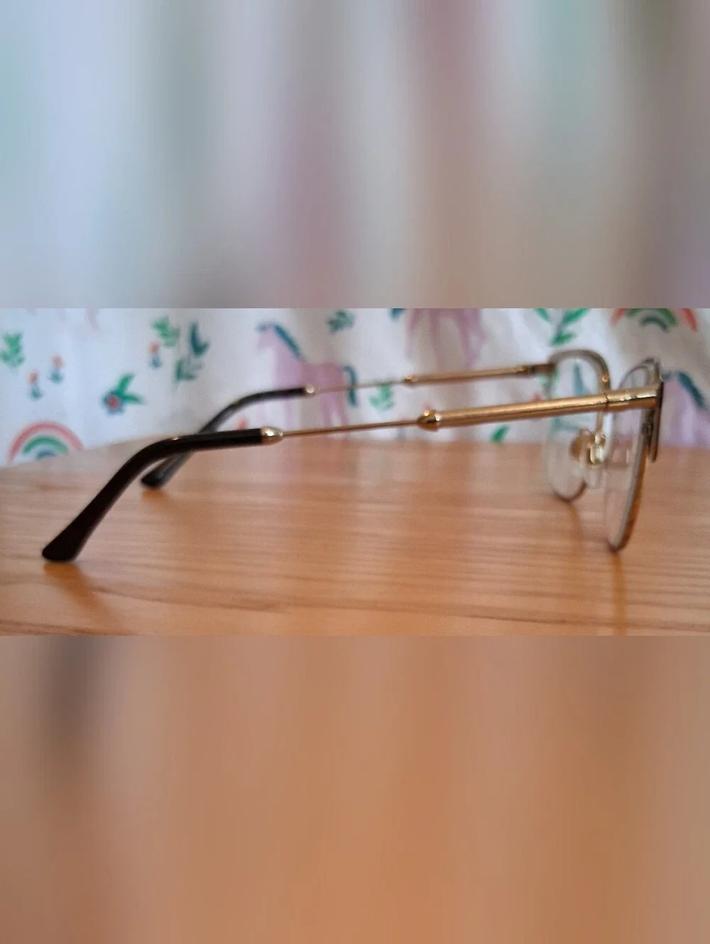 EUC Burberry B1313Q Black Cat Eye & Gold Tone Everyday Reading Glasses Frames